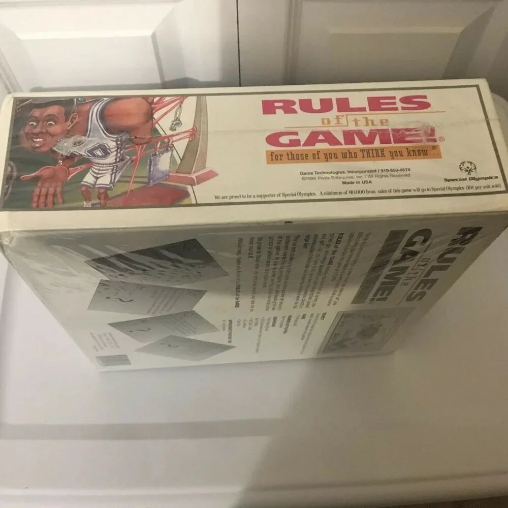 New Rules of the Game 1995 Sports Trivia Board game~New & Factory‎ Sealed